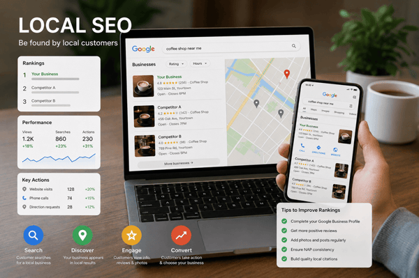 Increased Visibility in Local Searches