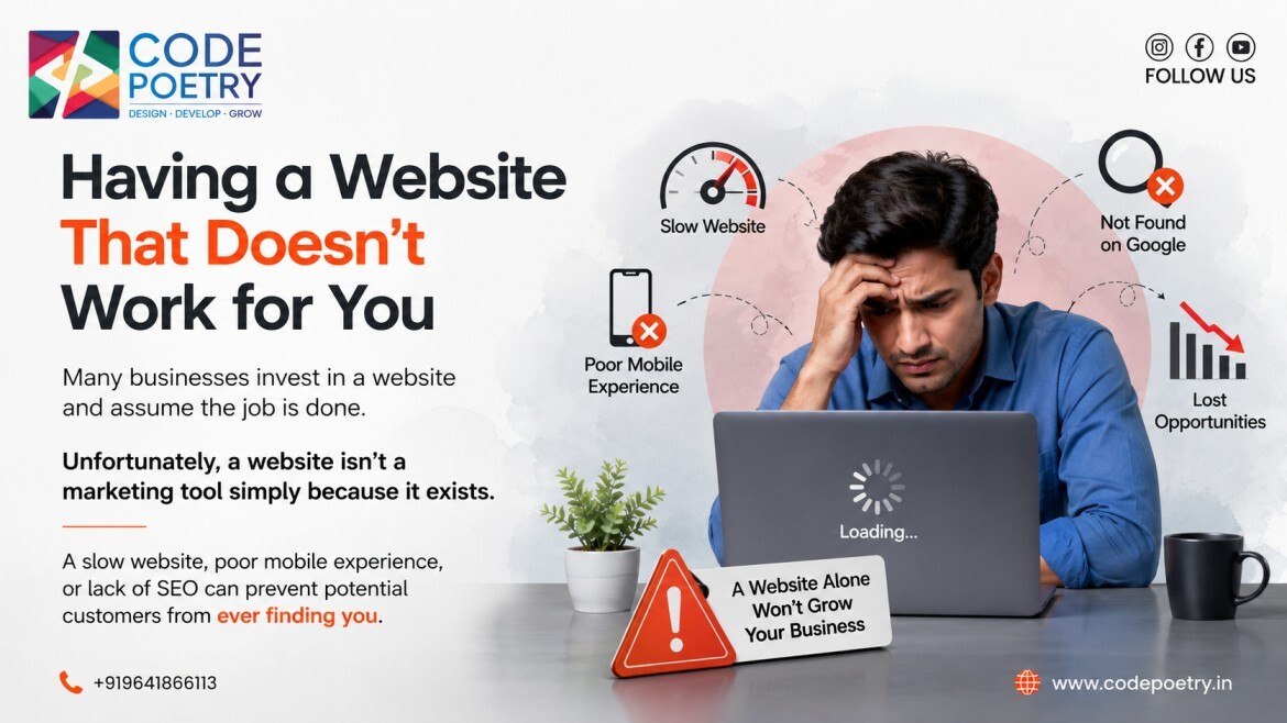 poor website