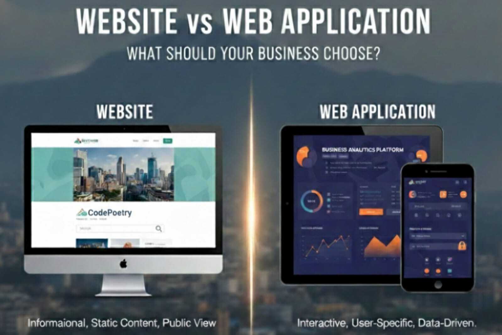 Website vs Web Application – What Should Your Business Choose?