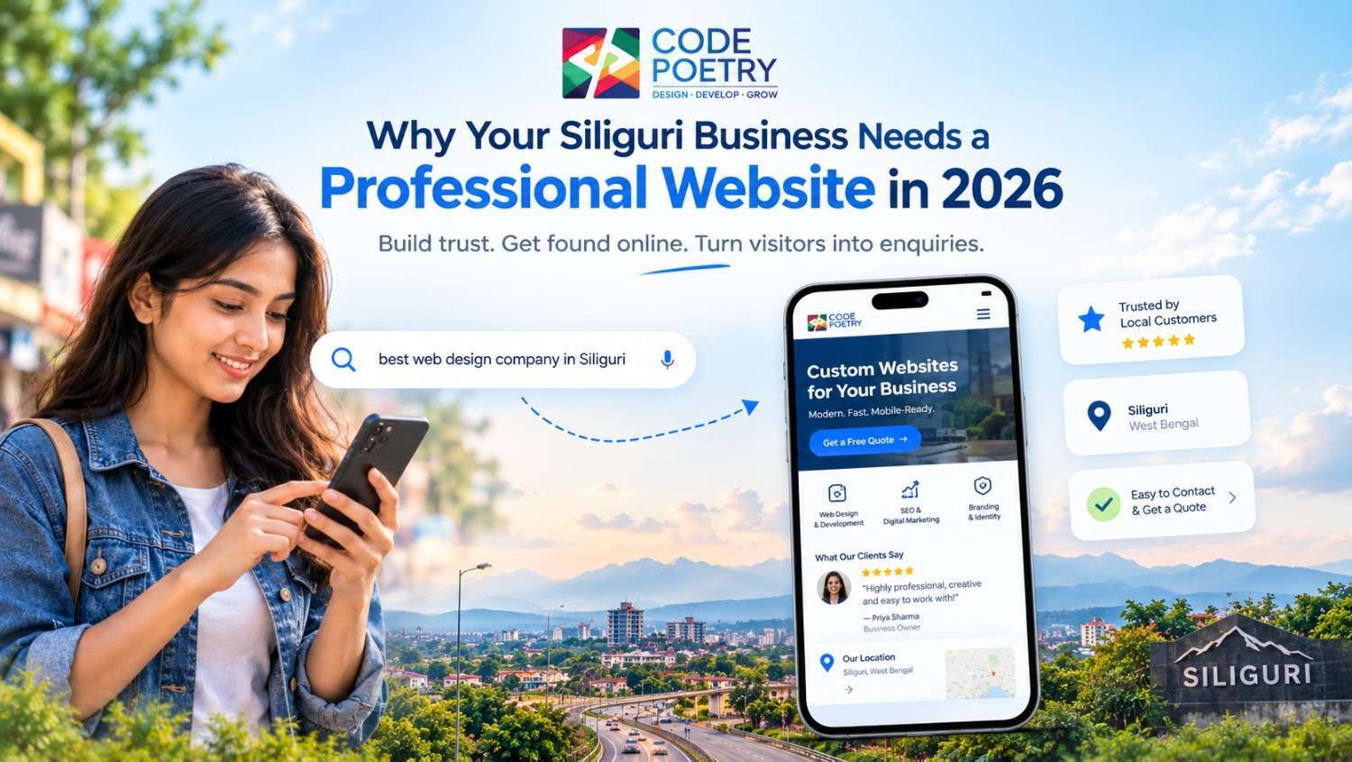 Why Your Siliguri Business Needs a Professional Website in 2026